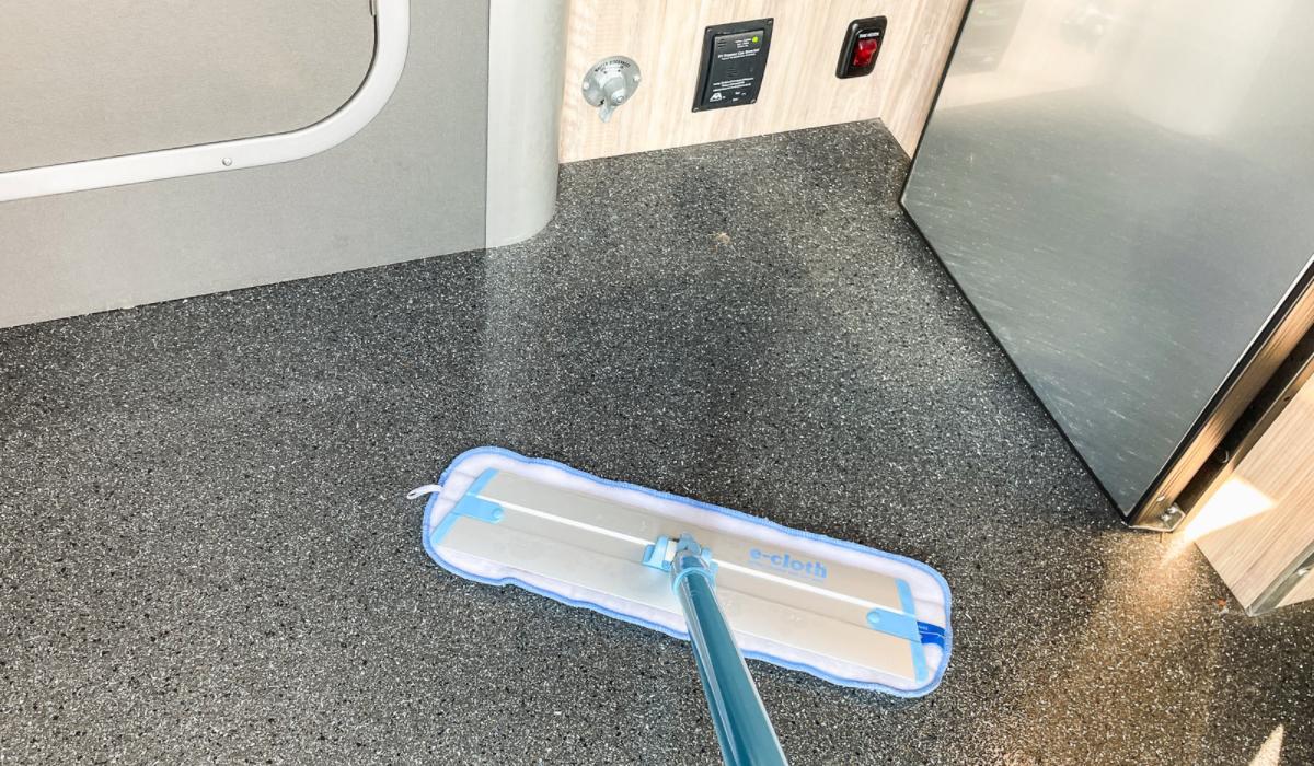 How Do You Store A Mop And Broom In An RV?